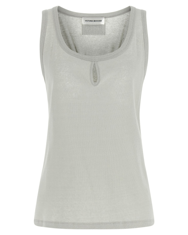 [VICTORIA BECKHAM] Tank top SS26 1226JTP007237AMAGNESIUM