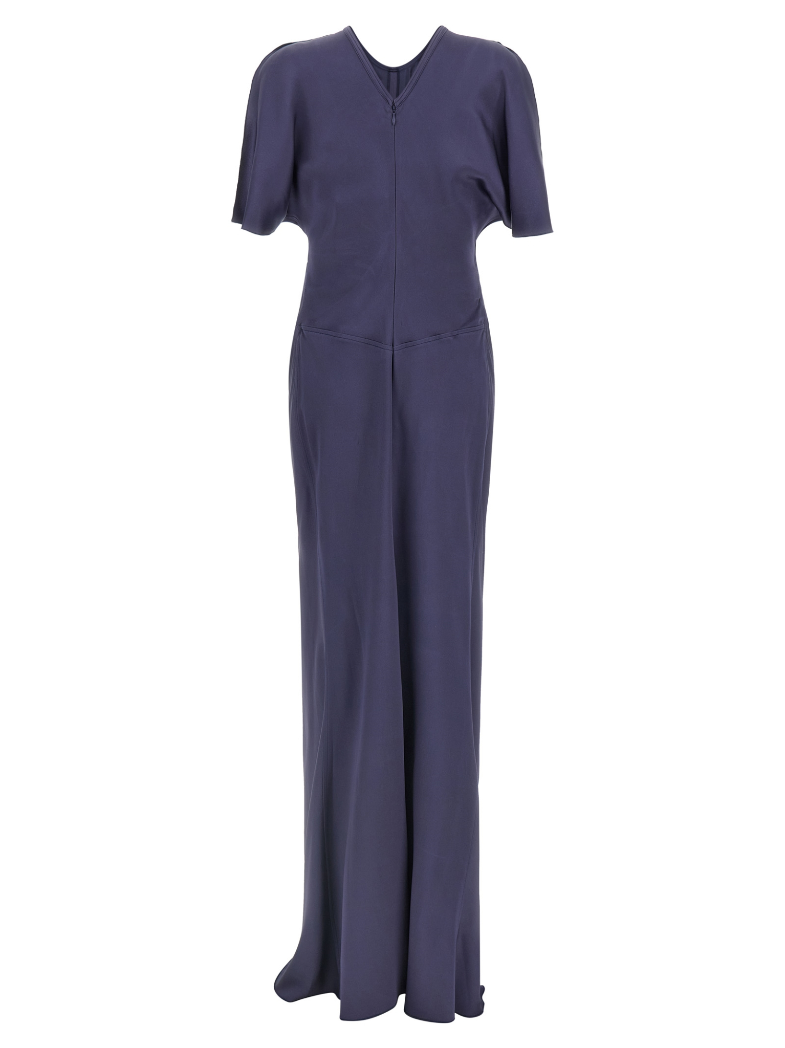 [VICTORIA BECKHAM] Short sleeve dress SS26 1226WDR007004AECLIPSE