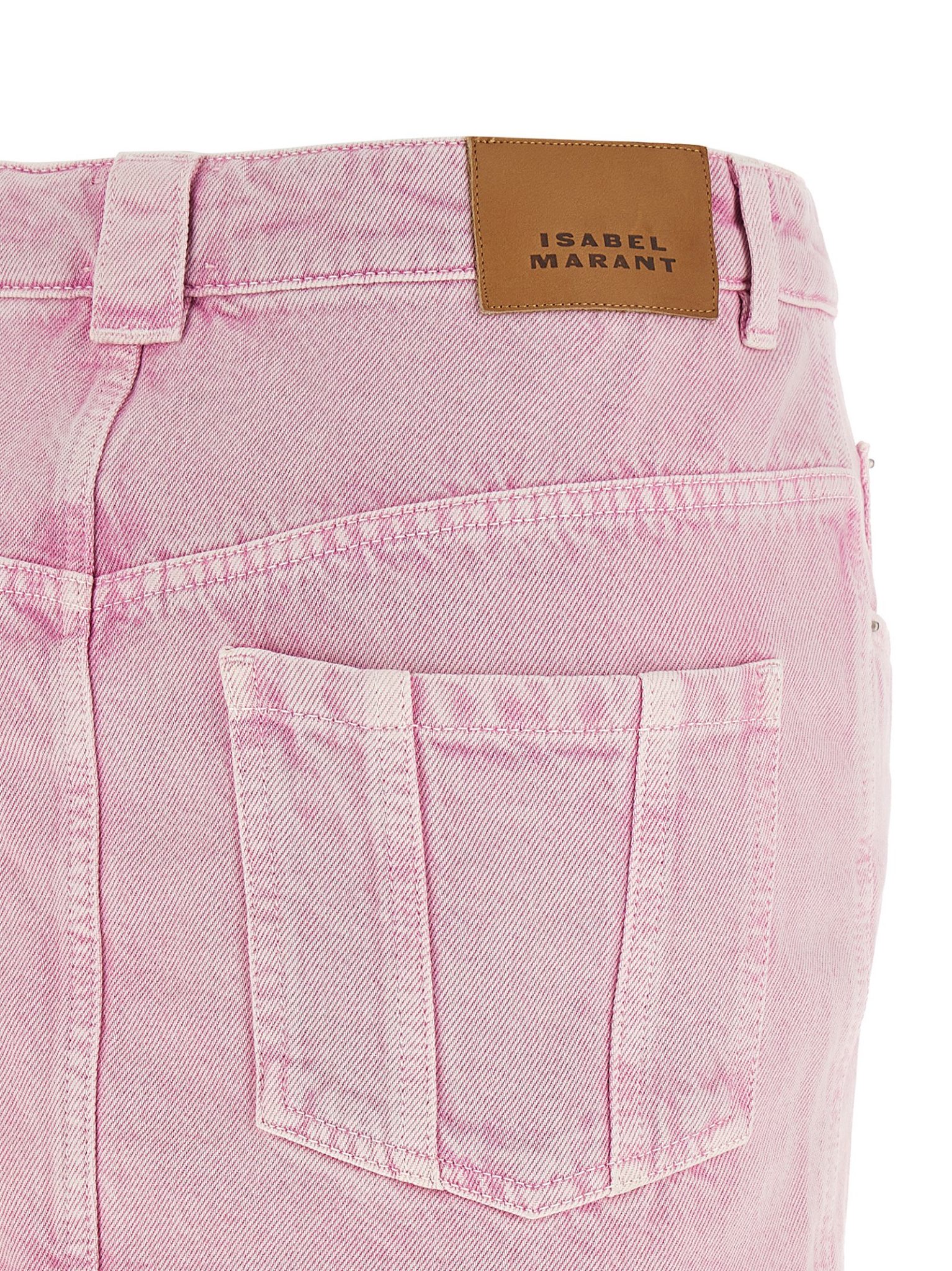 [Marant Etoile] Mini skirt SS26 JU0448FAD1H02E40PK