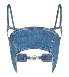 [MARINE SERRE] Sports Top SS26 WTO465ACDEN0002BL05