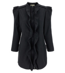 [Isabel Marant] Long sleeve dress SS26 RO0965FAD1I02I01BK