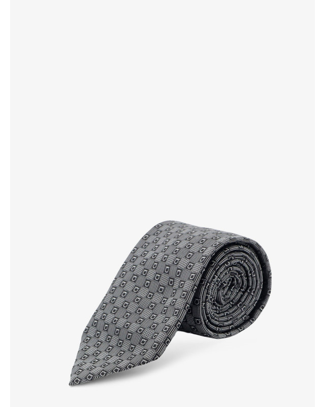 [Ferragamo] Tie FW26 351432794485GRIGIO