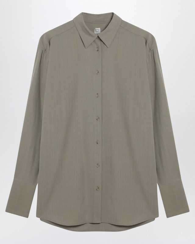 [TOTEME] Shirts Long Sleeve FW25 254-WRT0607FB0475