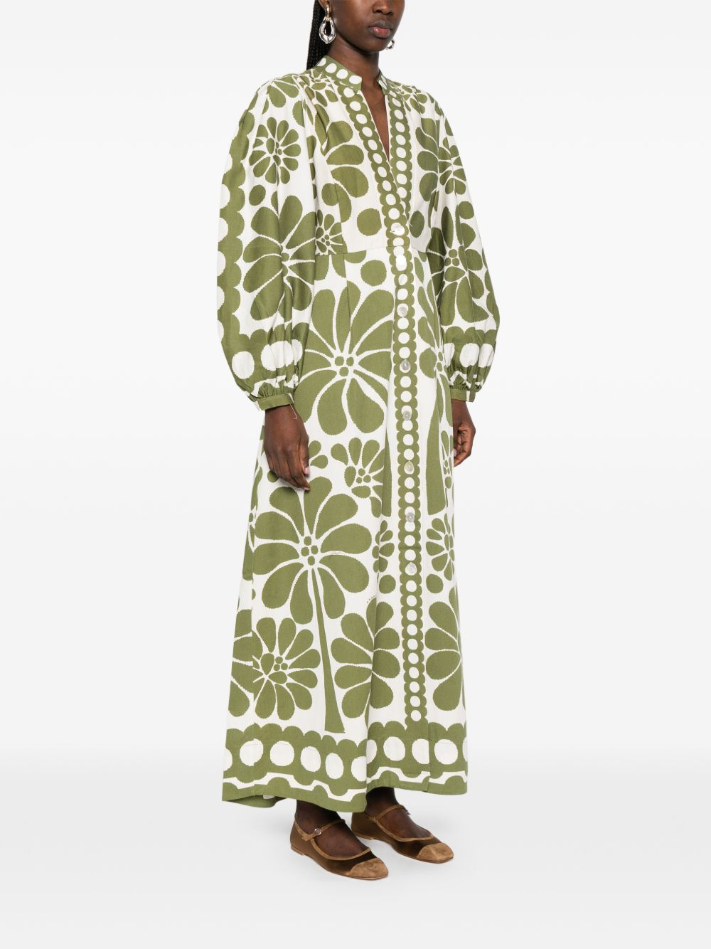 [Farm Rio] Long sleeve dress SS26 344605 26083