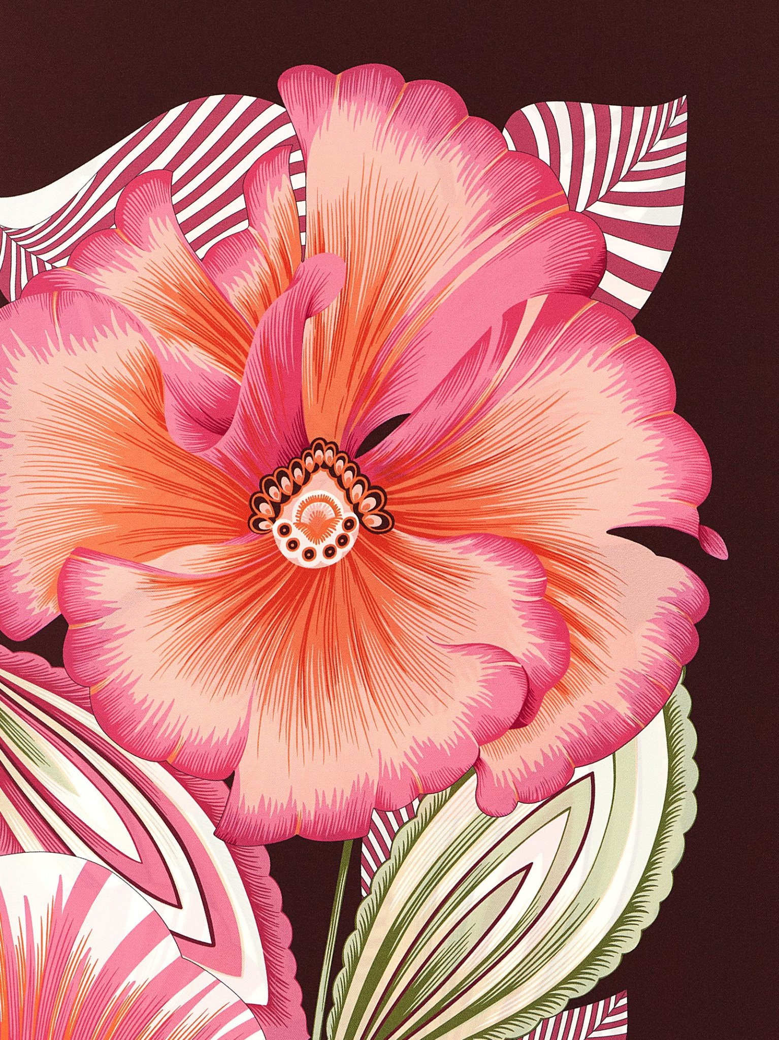 [Ferragamo] Scarf SS26 789960BORDEAUXFUXIA