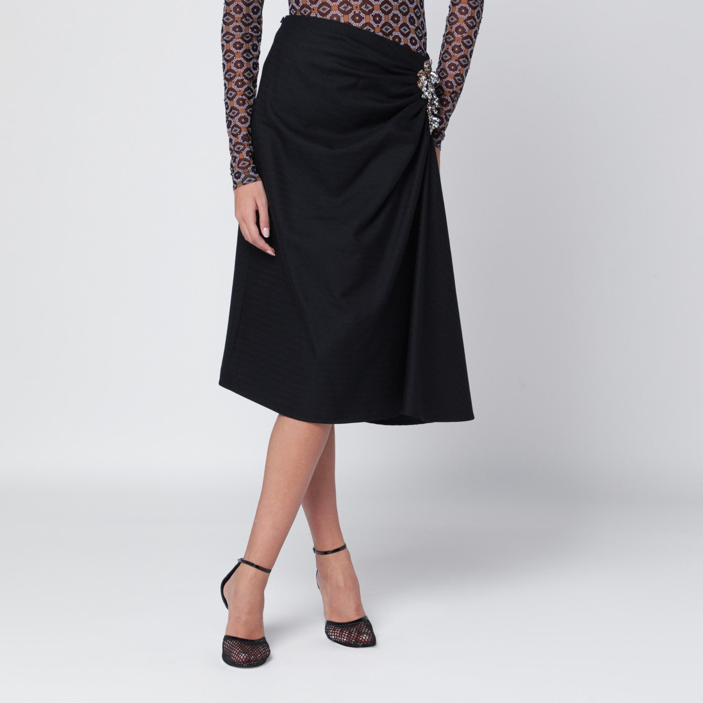 [DRIES VAN NOTEN] Midi skirt FW25 108802193