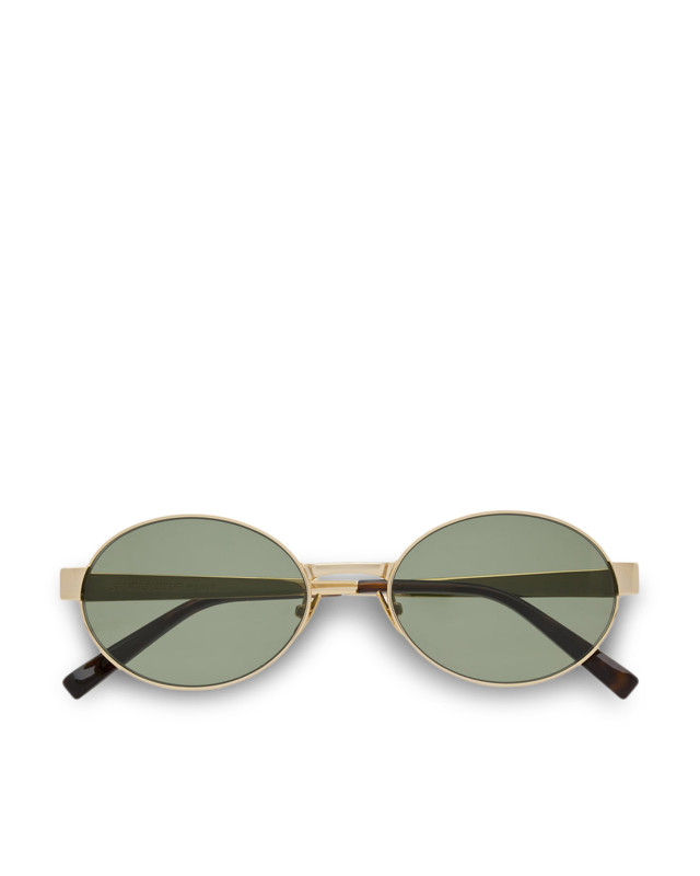 [Saint Laurent] Sunglasses FW26 779851Y99028002 GOLD GREEN