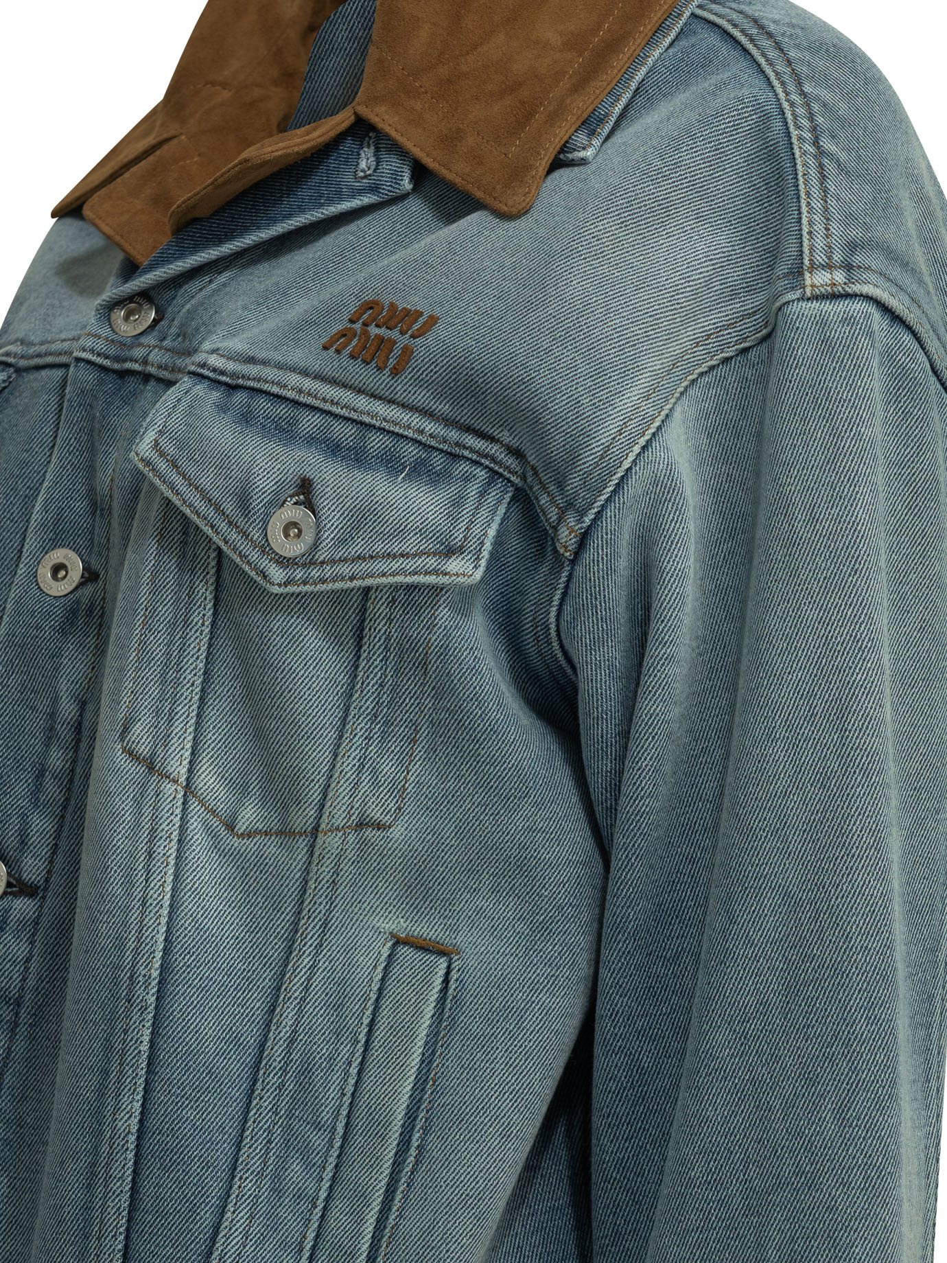 [Miu Miu] Denim Jacket FW26 GWB313196YF0013 S OOO