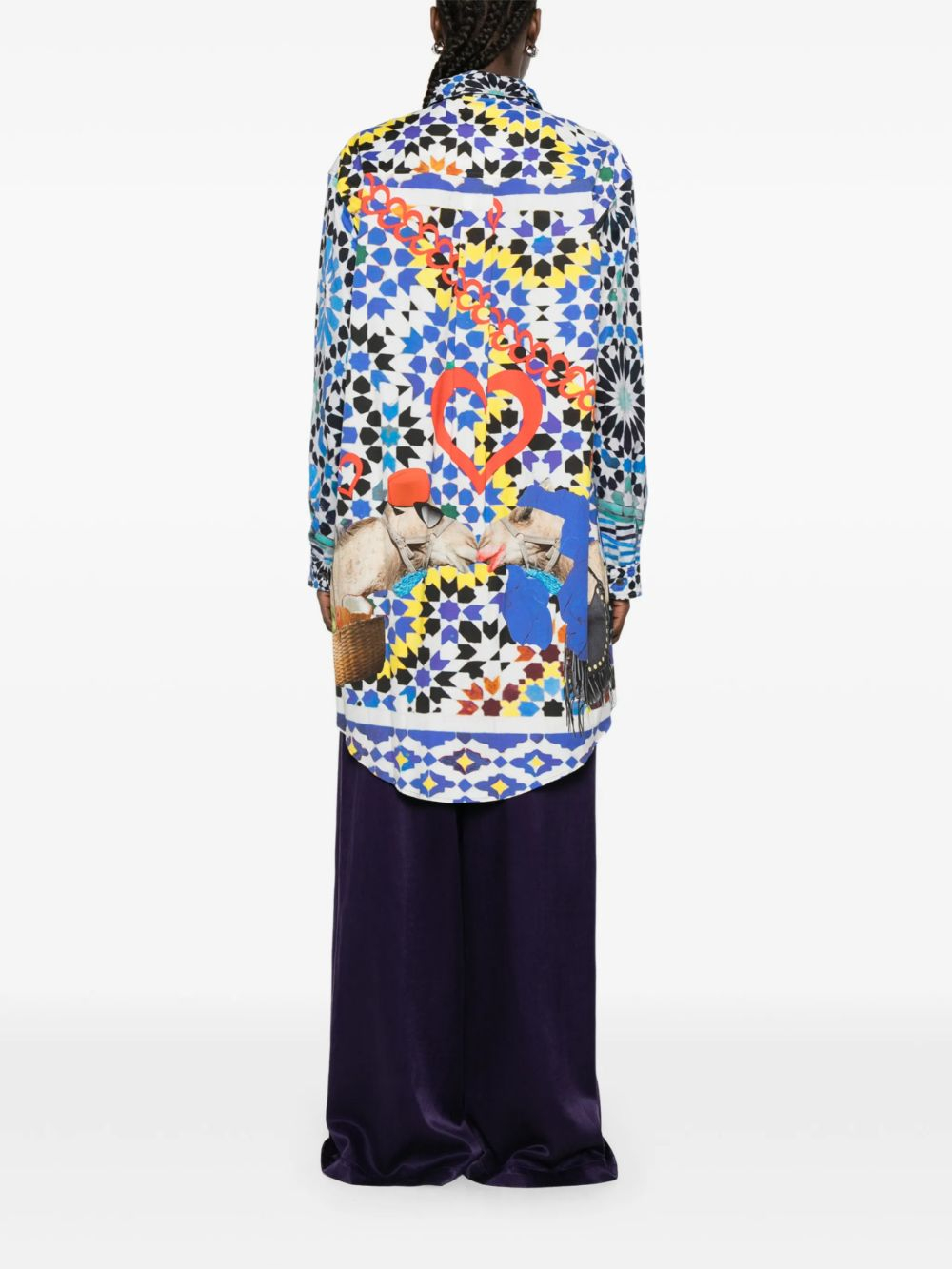 [THE ARTISTYLIST] Shirts Long Sleeve SS26 PANDA COTTON SHIRT MLT