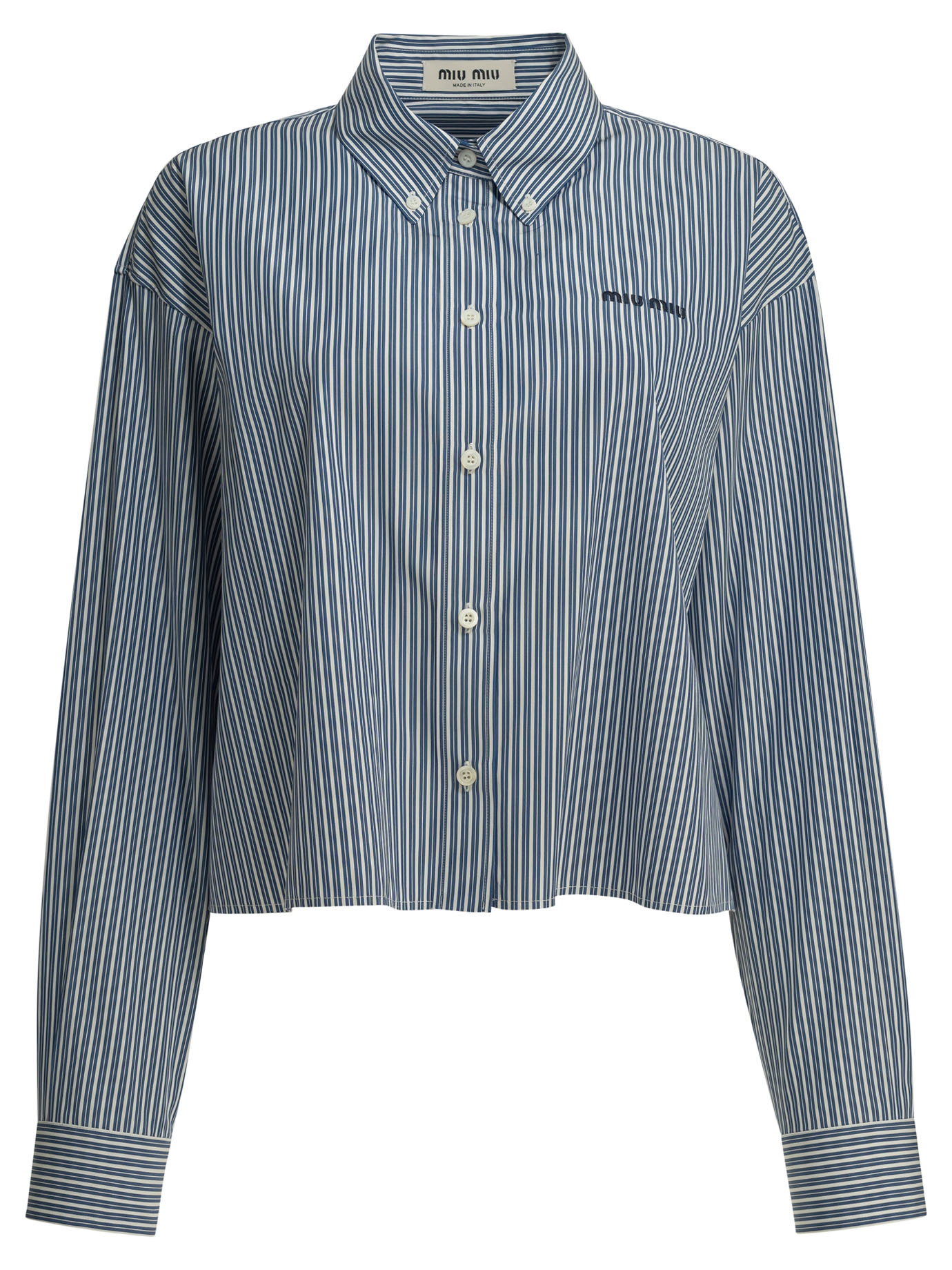 [Miu Miu] Shirts Long Sleeve FW26 MK2047195DF098Z S OOO
