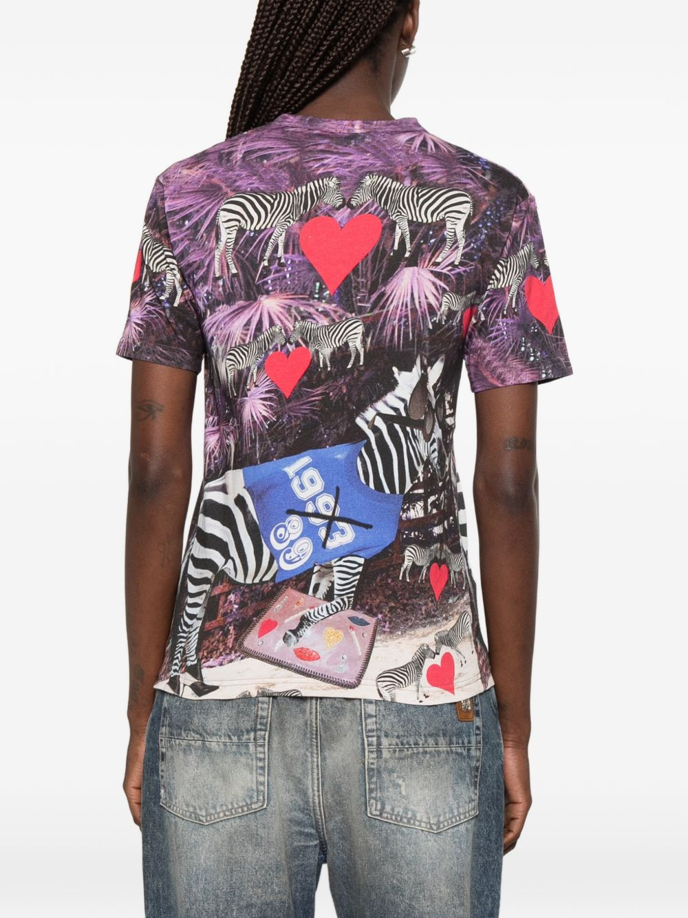 [THE ARTISTYLIST] T-shirts Short Sleeve SS26 VIOLET Z COTTON TSHIRT MLT