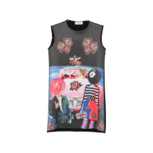 [THE ARTISTYLIST] Sleeveless dress SS26 CAR LONG DRESS MLT