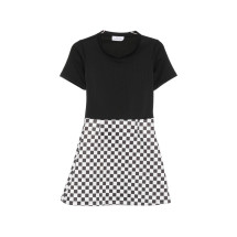 [THE ARTISTYLIST] Short sleeve dress SS26 CHECK NEW DRESS MLT