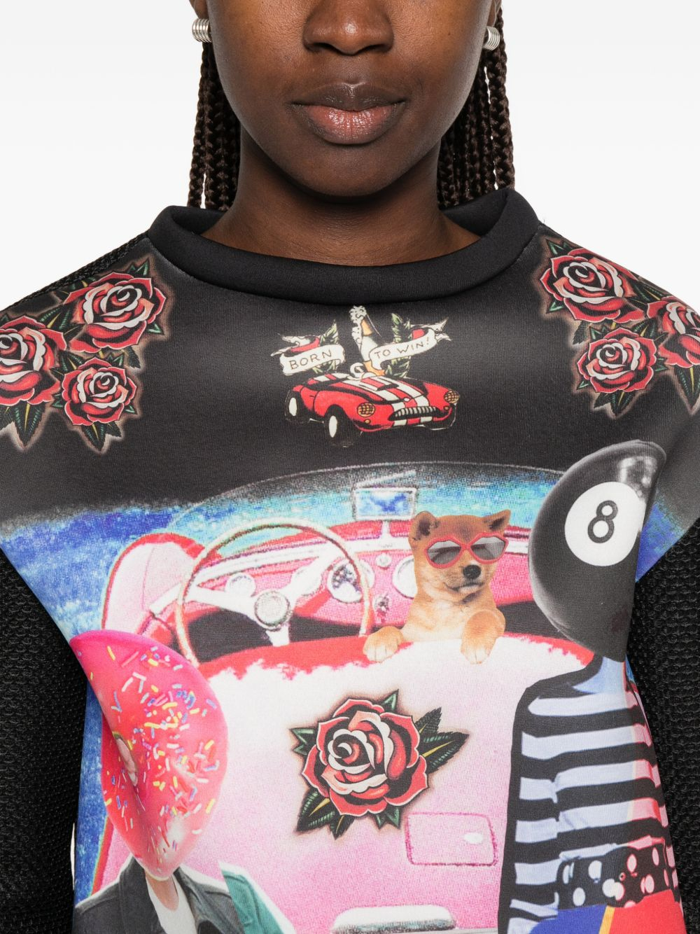 [THE ARTISTYLIST] Sweatshirt SS26 CAR SWEATER MLT