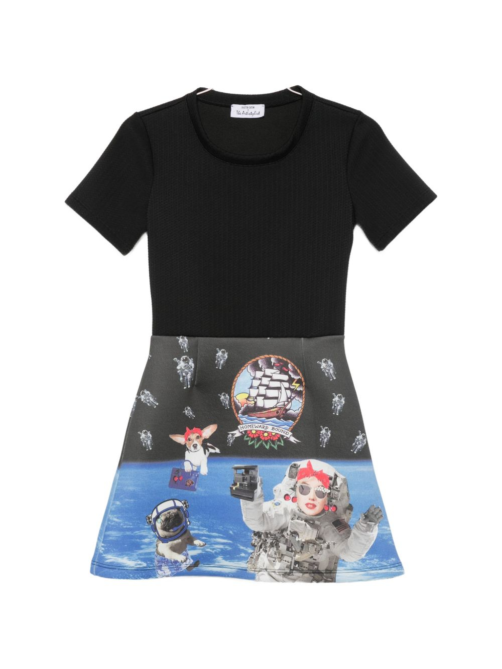 [THE ARTISTYLIST] Short sleeve dress SS26 SPACE NEW DRESS MLT