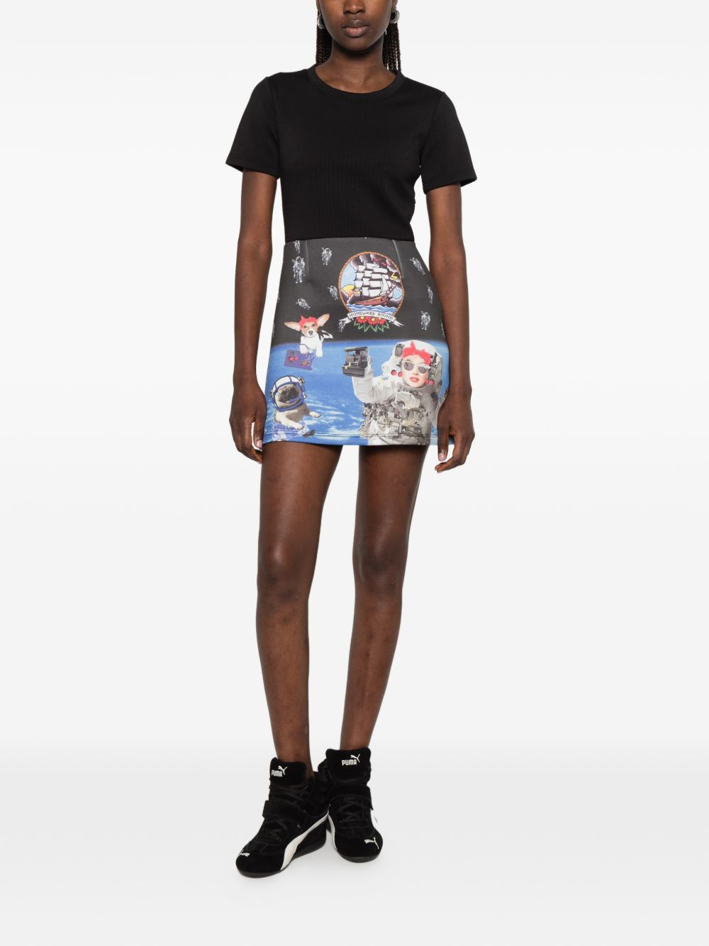 [THE ARTISTYLIST] Short sleeve dress SS26 SPACE NEW DRESS MLT