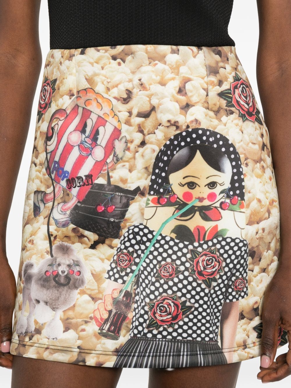 [THE ARTISTYLIST] Short sleeve dress SS26 POPCORN NEW DRESS MLT
