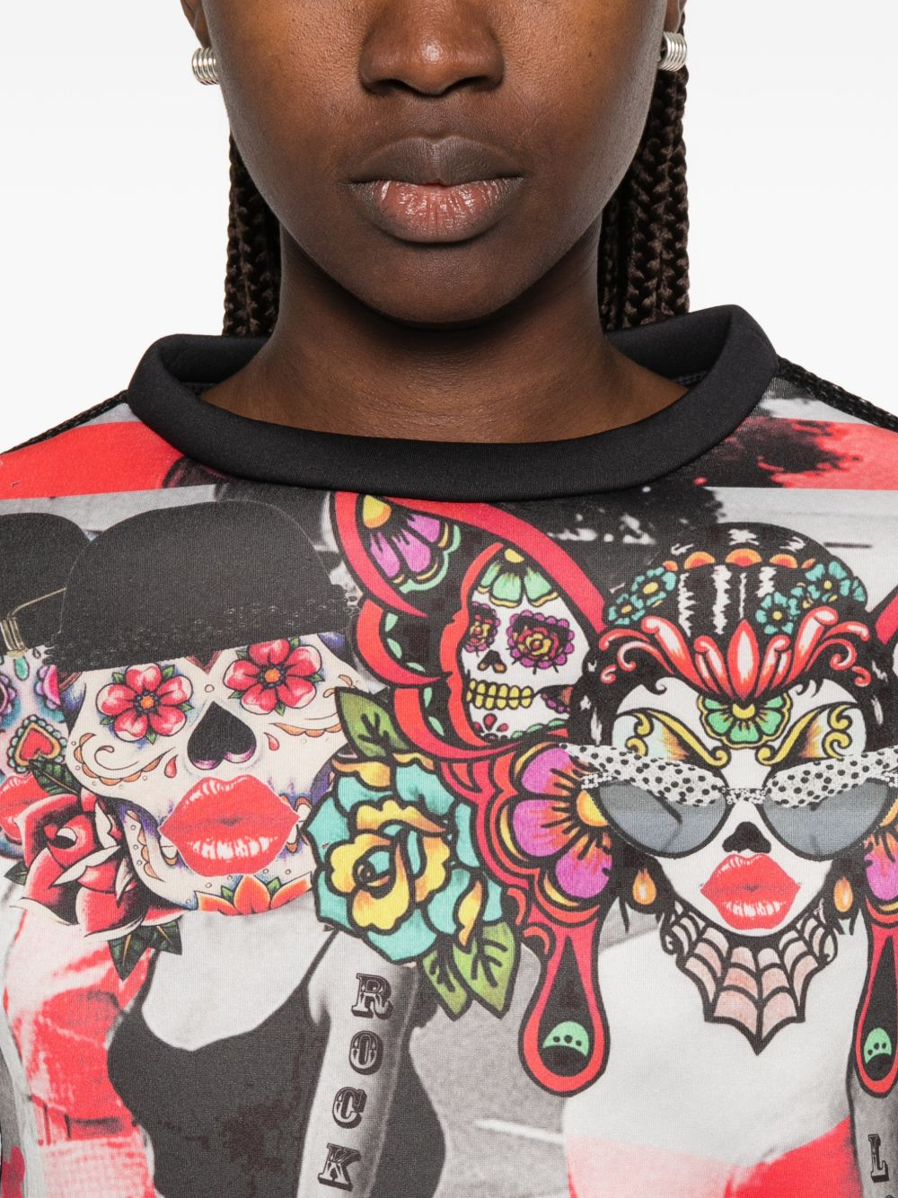 [THE ARTISTYLIST] Sweatshirt SS26 SKULL SWEATER MLT