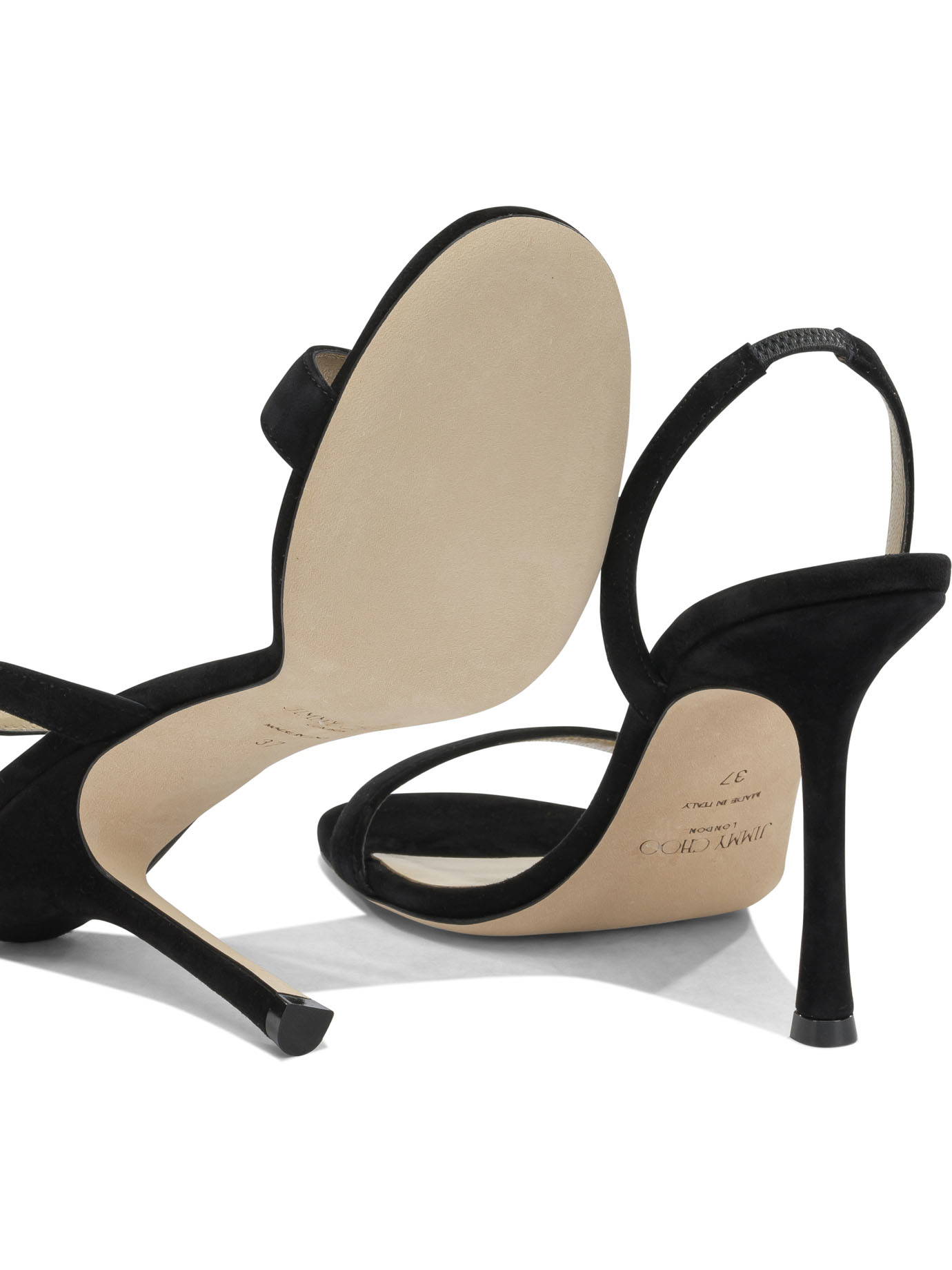 [Jimmy Choo] Sandals FW26 JENN 100SUEBLACK