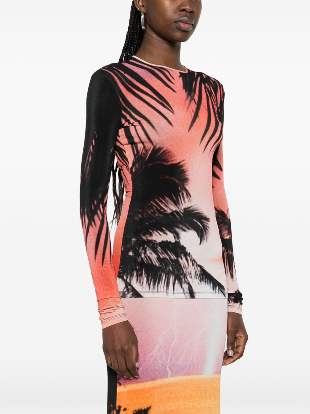 [RABANNE] T-shirts Long Sleeve SS26 26EJTO182VI0316 V914