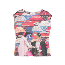 [THE ARTISTYLIST] T-shirts Sleeveless SS26 FISH SCUBA TOP MLT