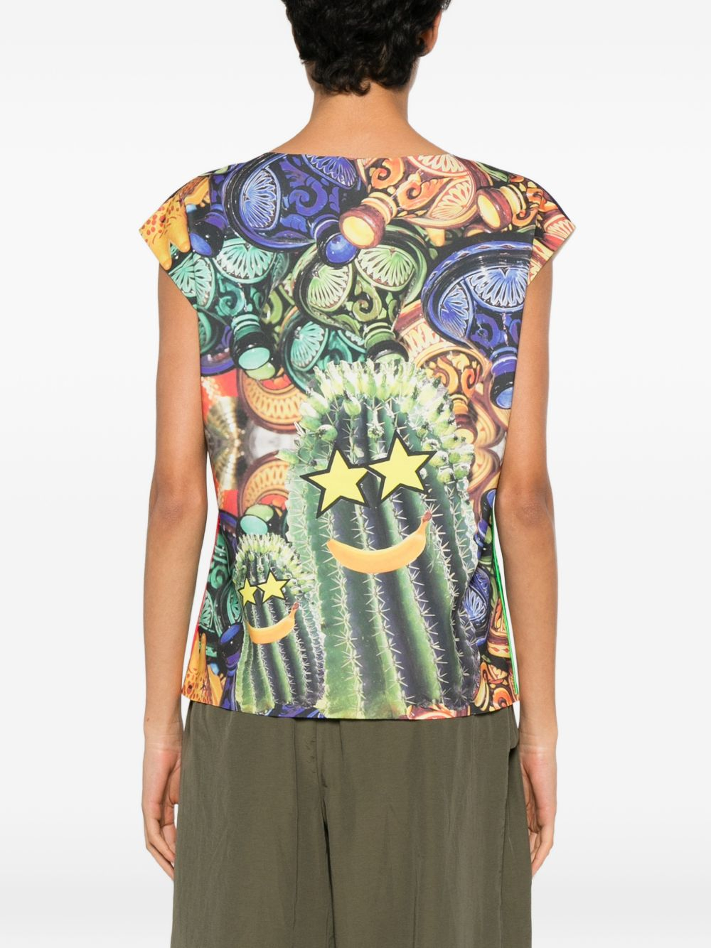 [THE ARTISTYLIST] T-shirts Sleeveless SS26 CAMEL SCUBA TOP MLT