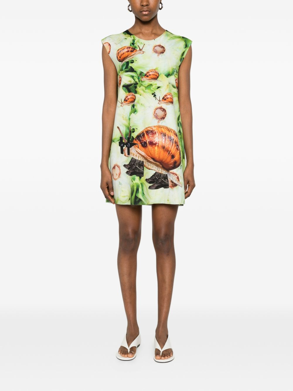 [THE ARTISTYLIST] Sleeveless dress SS26 ROCK SALAD SCUBA DRESS MLT