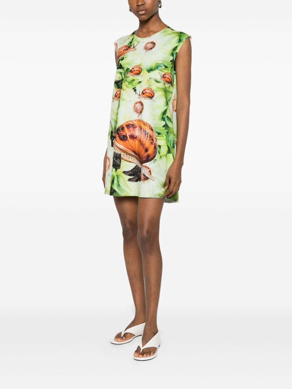 [THE ARTISTYLIST] Sleeveless dress SS26 ROCKSALAD SCUBA DRESS MLT