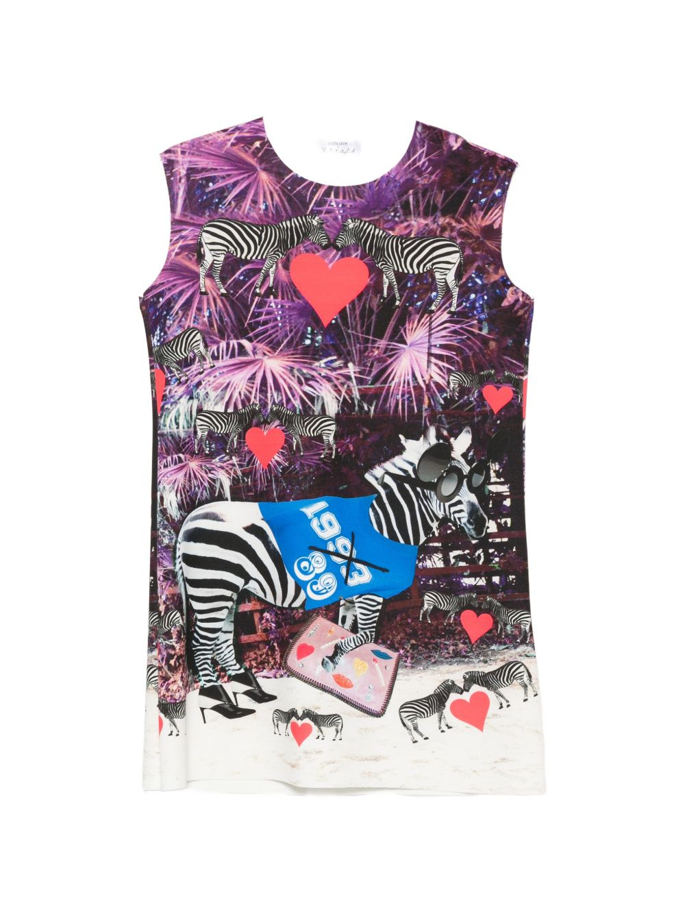 [THE ARTISTYLIST] Sleeveless dress SS26 VIOLET Z SCUBA DRESS MLT