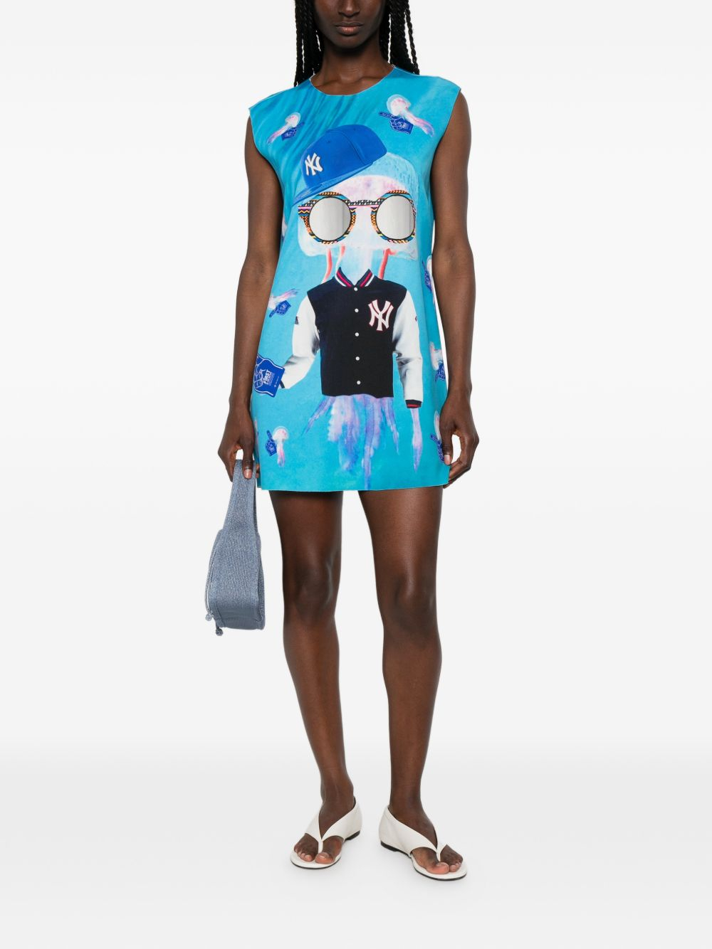 [THE ARTISTYLIST] Sleeveless dress SS26 YANKEES SCUBA DRESS MLT