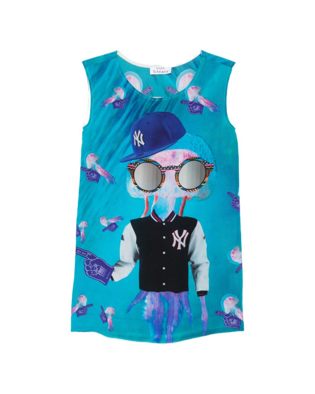 [THE ARTISTYLIST] T-shirts Sleeveless SS26 YANKEES TOP MLT
