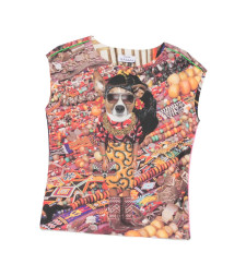 [THE ARTISTYLIST] T-shirts Sleeveless SS26 JEWELERY SCUBA TOP MLT