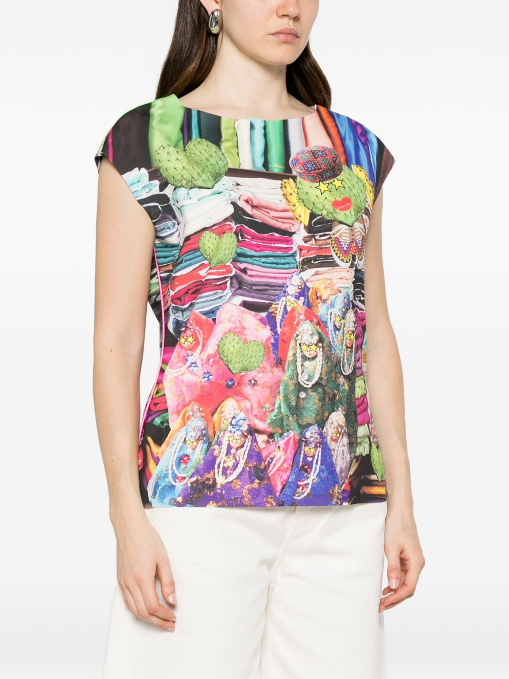 [THE ARTISTYLIST] T-shirts Sleeveless SS26 JARDEN SCUBA TOP MLT