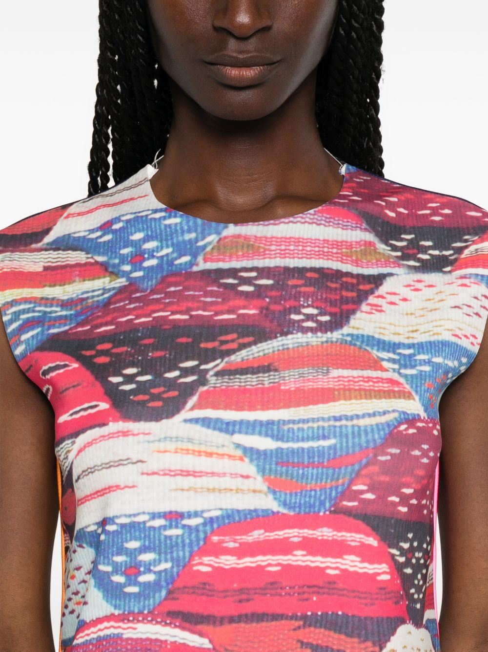 [THE ARTISTYLIST] Sleeveless dress SS26 FISH SCUBA DRESS MLT