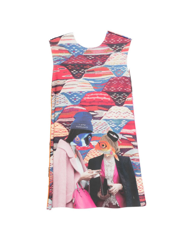 [THE ARTISTYLIST] Sleeveless dress SS26 FISH SCUBA DRESS MLT