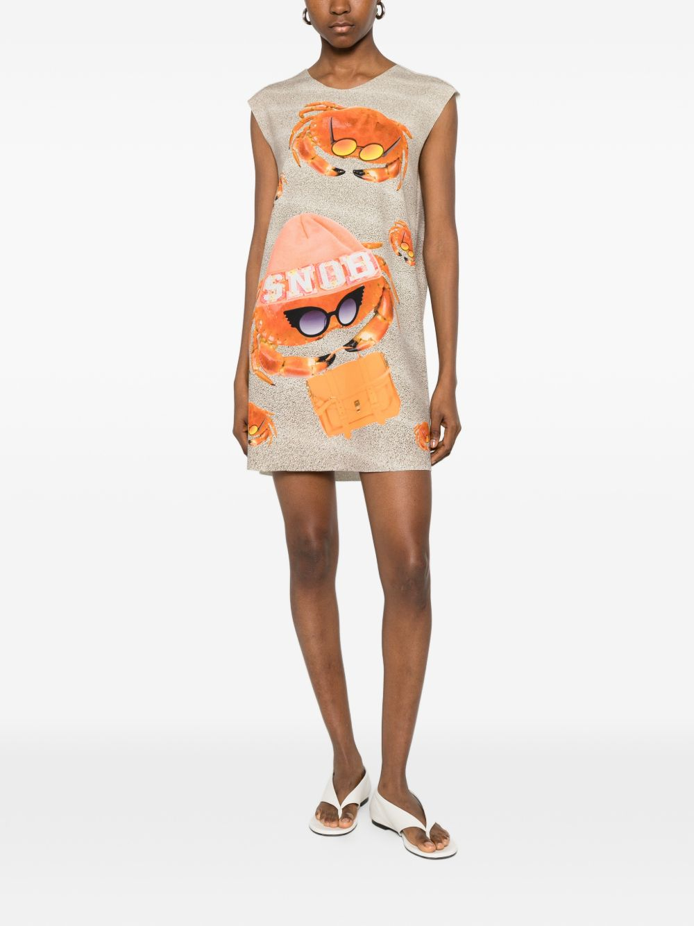 [THE ARTISTYLIST] Sleeveless dress SS26 SNOW CRABS SCUBA DRESS MLT