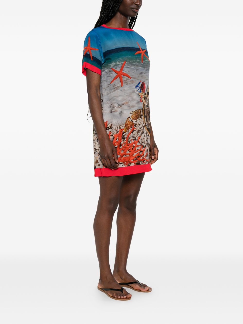 [THE ARTISTYLIST] Short sleeve dress SS26 TURTLE DRESS MLT