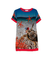 [THE ARTISTYLIST] Short sleeve dress SS26 TURTLE DRESS MLT