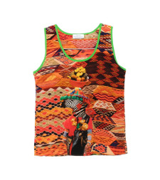 [THE ARTISTYLIST] T-shirts Sleeveless SS26 ZEBRA TOP MLT