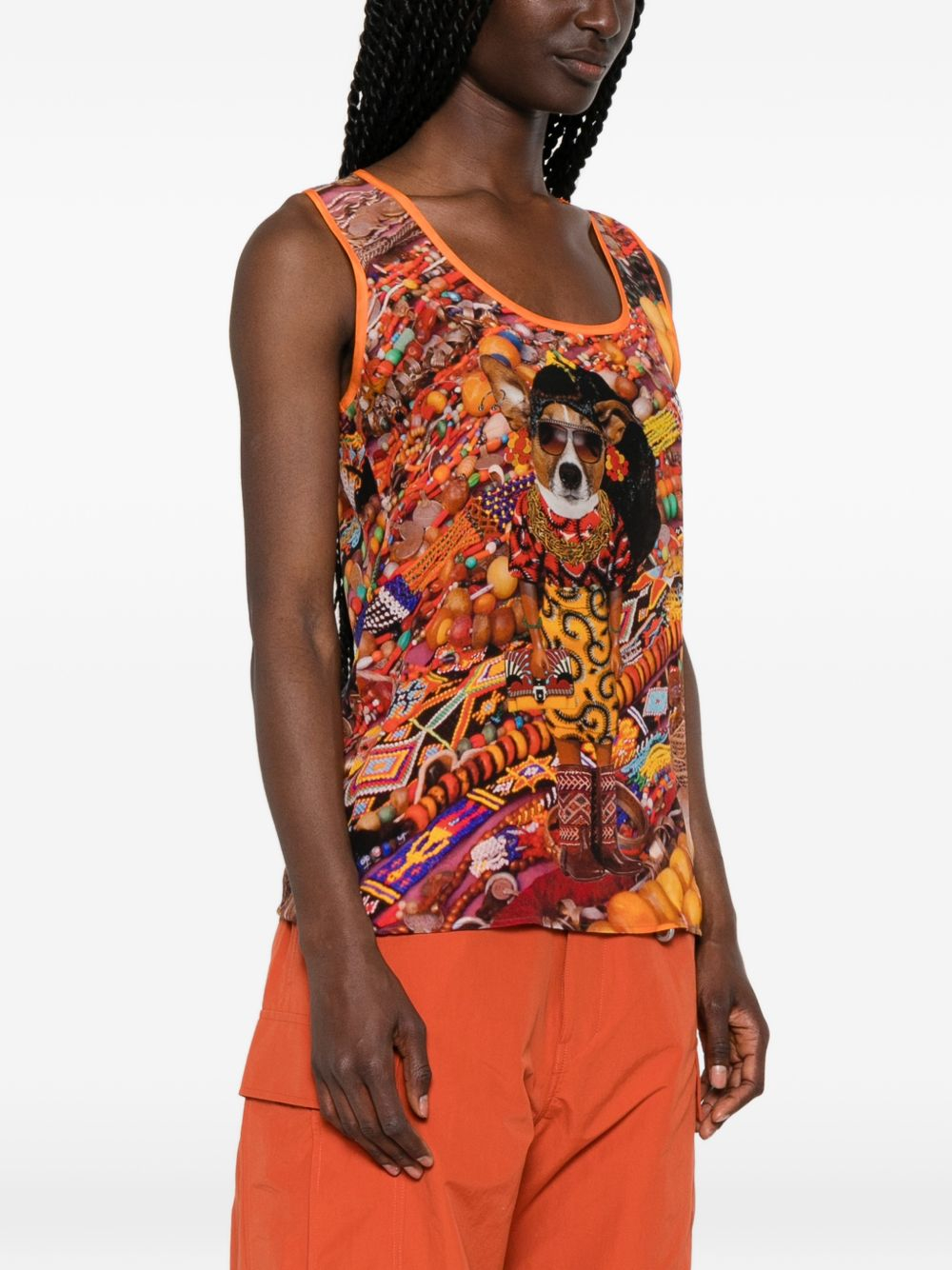 [THE ARTISTYLIST] T-shirts Sleeveless SS26 JEWELERY TOP MLT