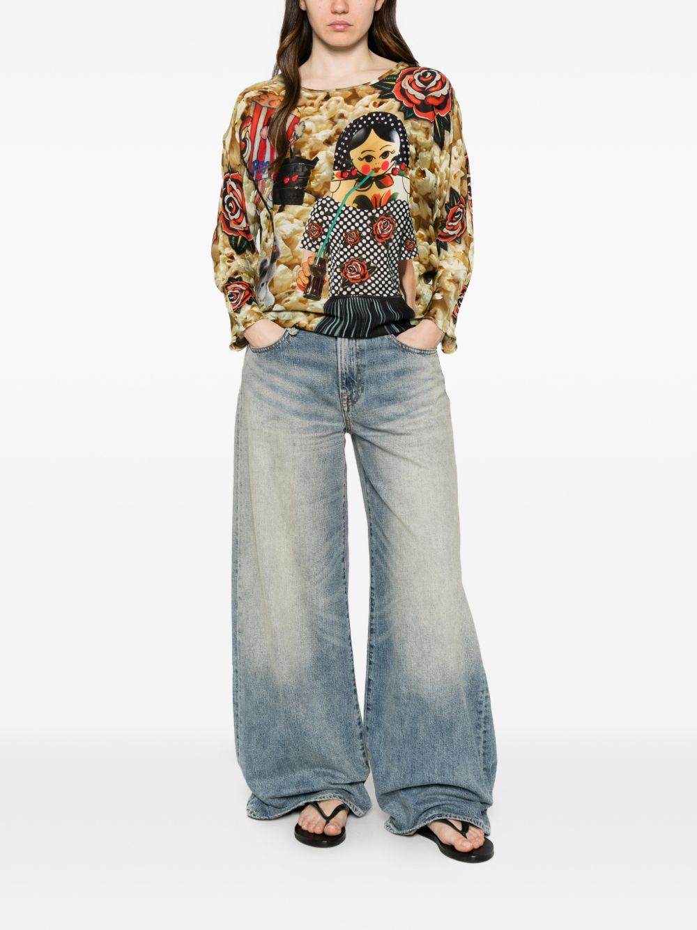 [THE ARTISTYLIST] Blouse SS26 POPCORN BLOUSE MLT