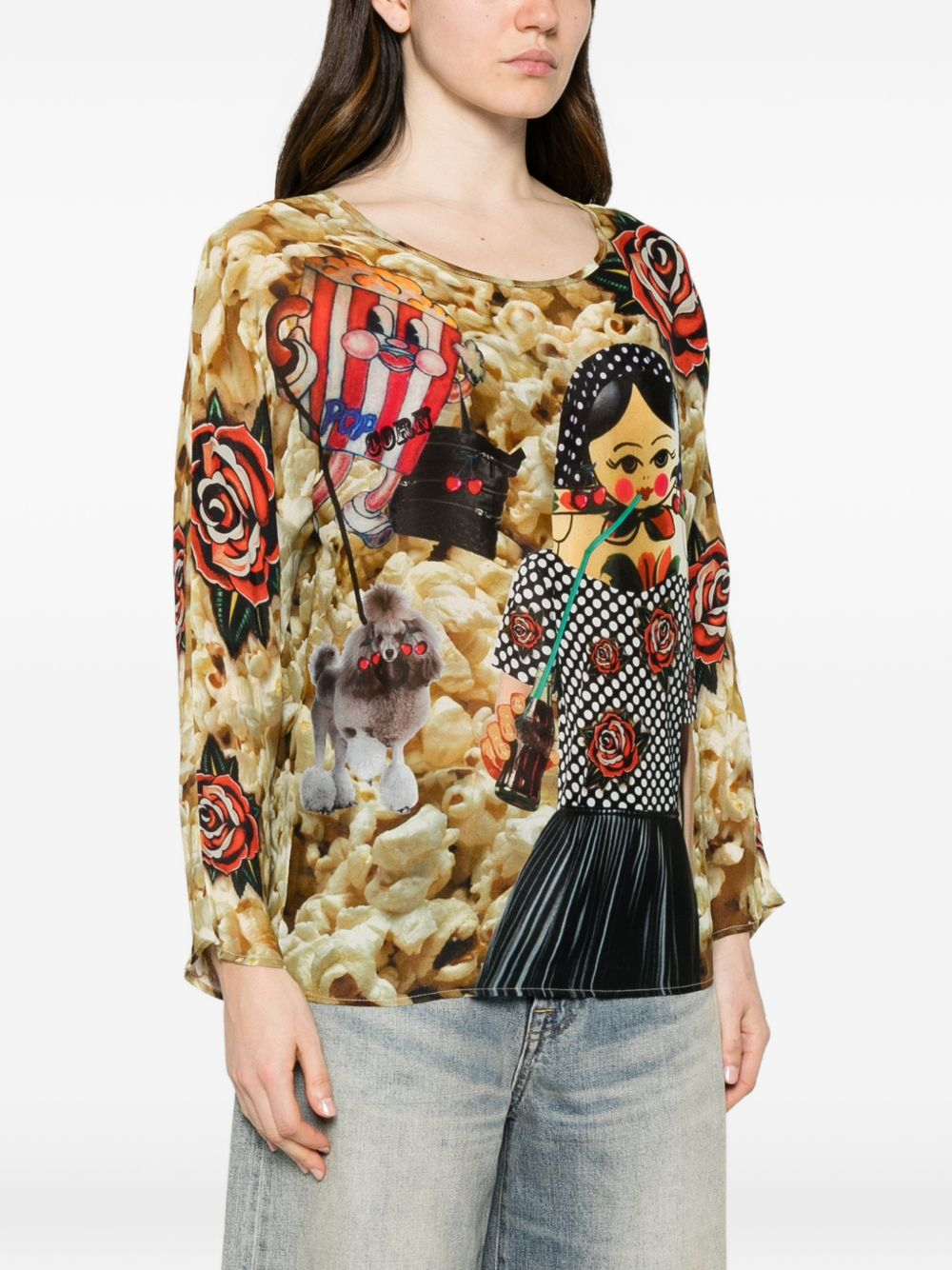 [THE ARTISTYLIST] Blouse SS26 POPCORN BLOUSE MLT