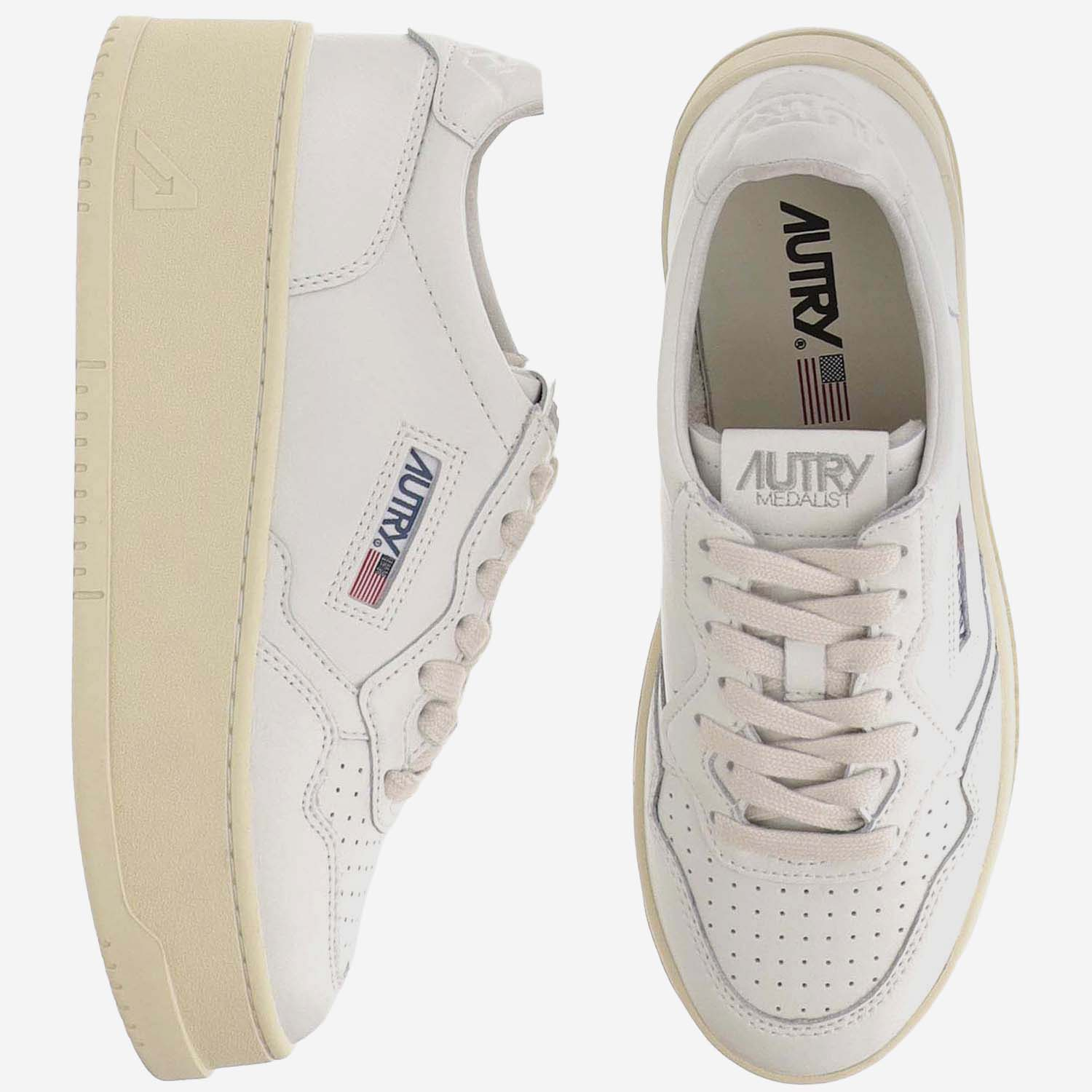 [AUTRY] Sneakers FW26 PTLWLL15LEATWHT