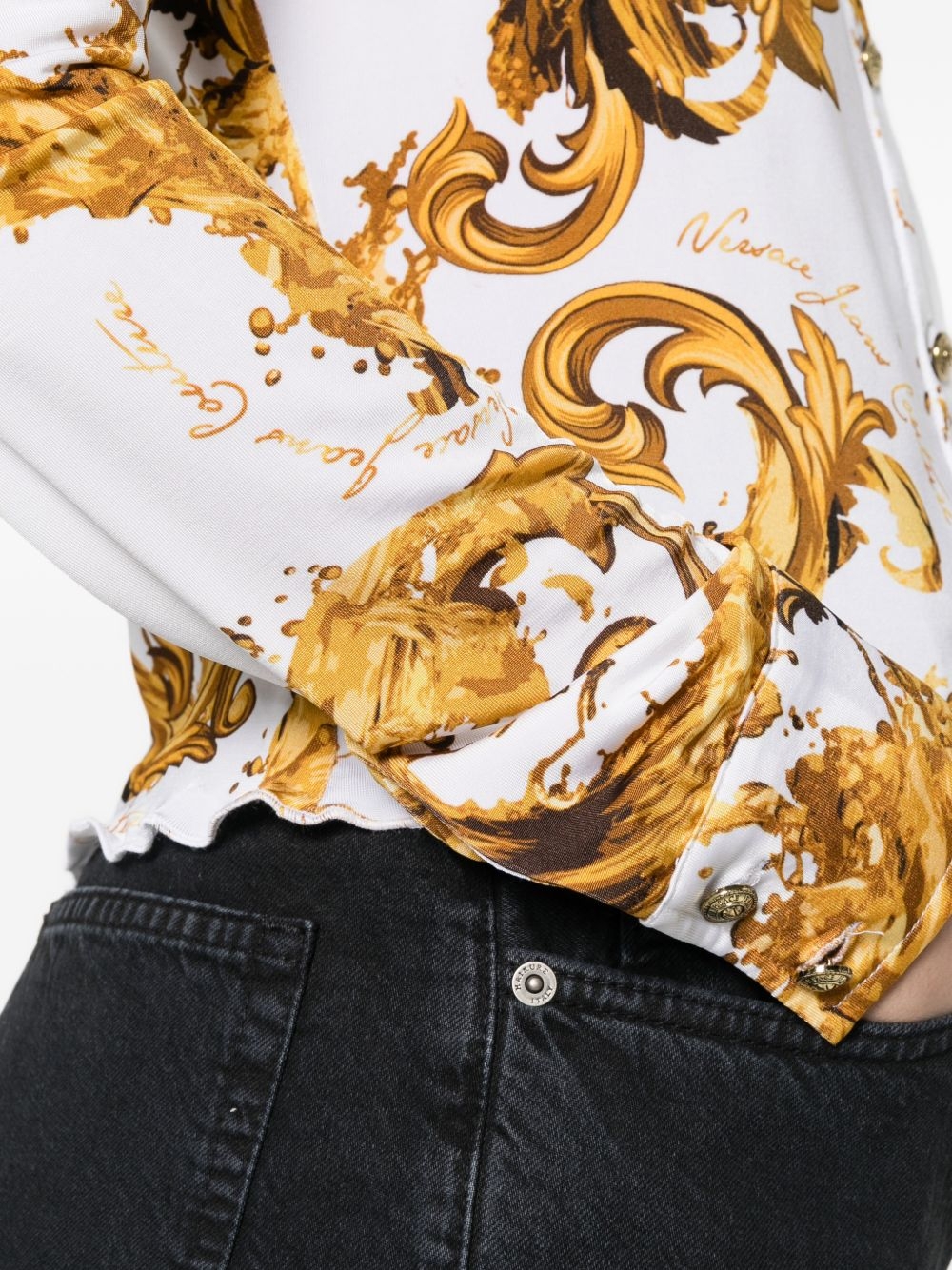[VERSACE JEANS COUTURE] Shirts Long Sleeve SS26 80HAL213 JS533 G03