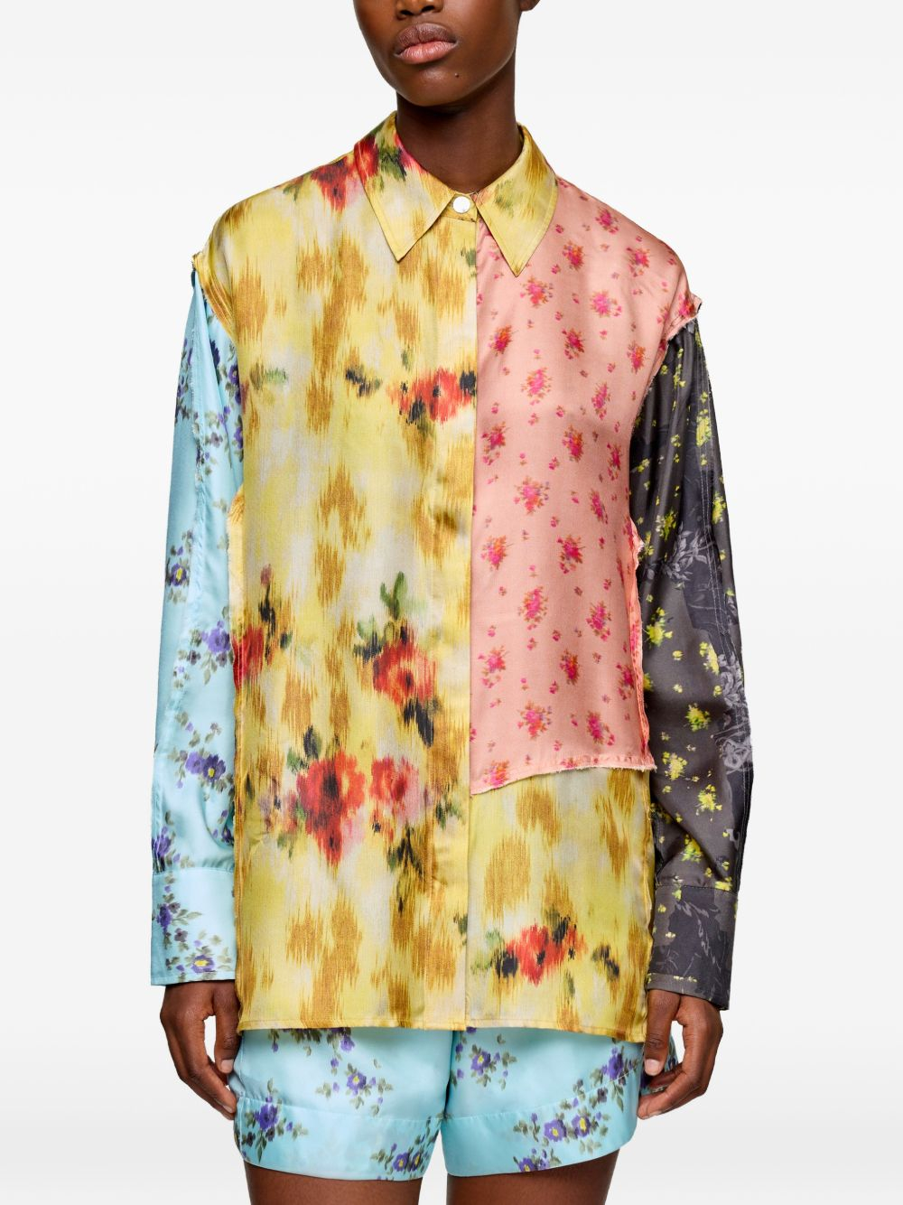 [GANNI] Shirts Long Sleeve SS26 A1040359 07Z