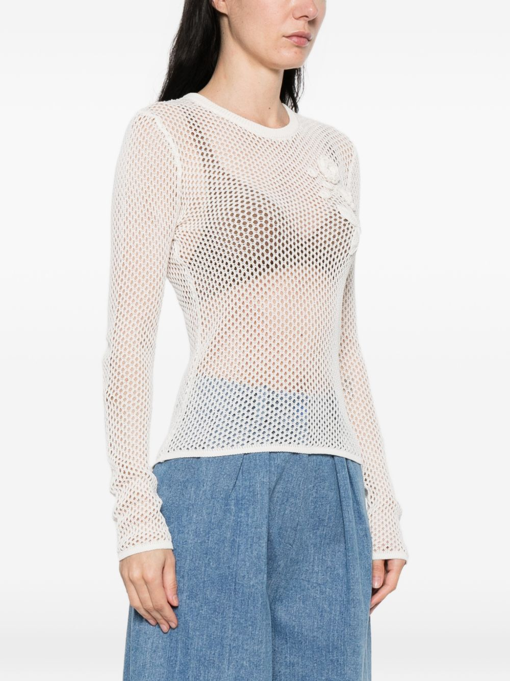 [GANNI] T-shirts Long Sleeve SS26 A1070231 135