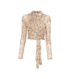 [GANNI] Shirts Long Sleeve SS26 A1040356 ZZT