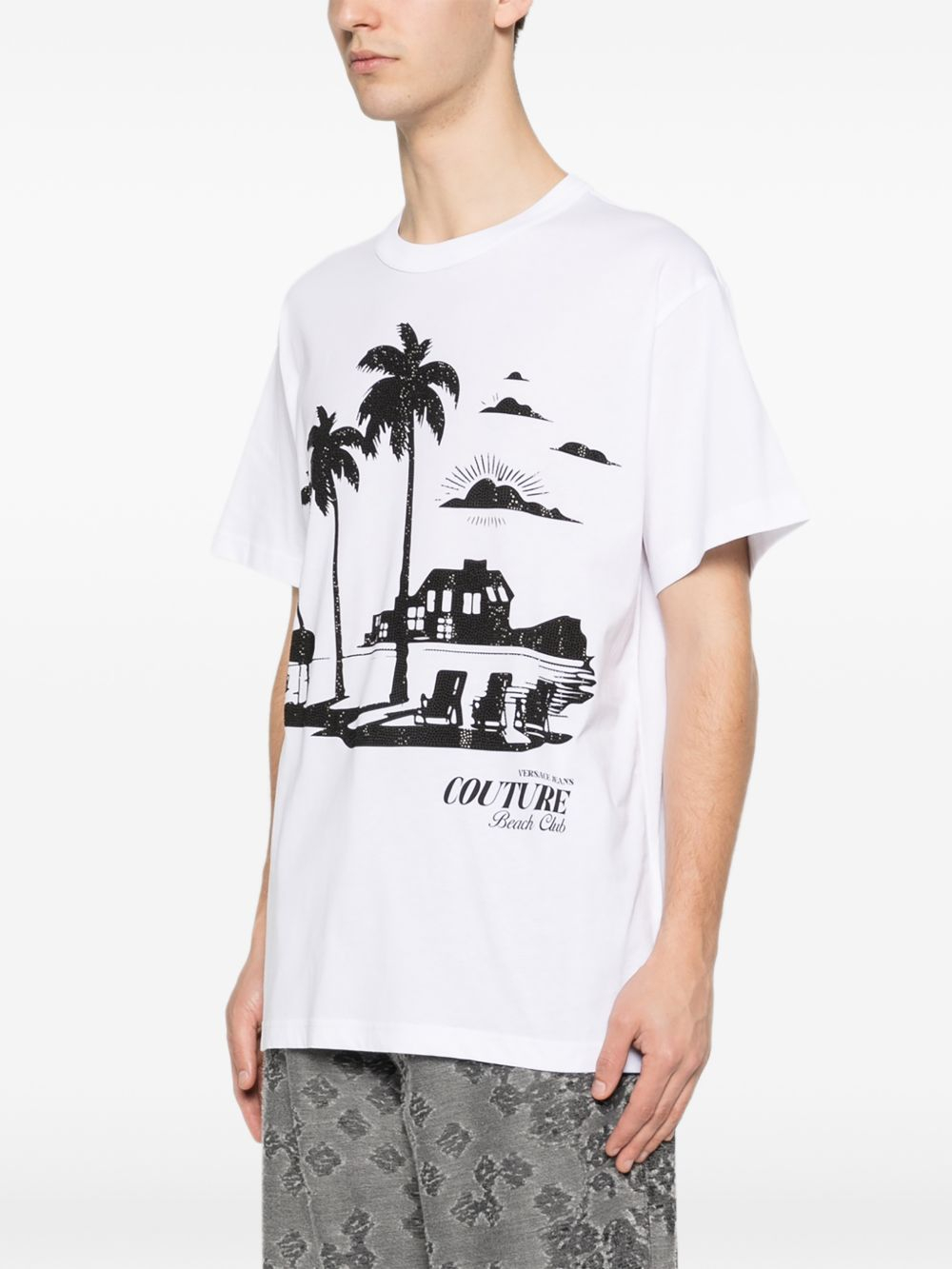 [VERSACE JEANS COUTURE] T-shirts Short Sleeve SS26 80GAHT11 CJ00T 003