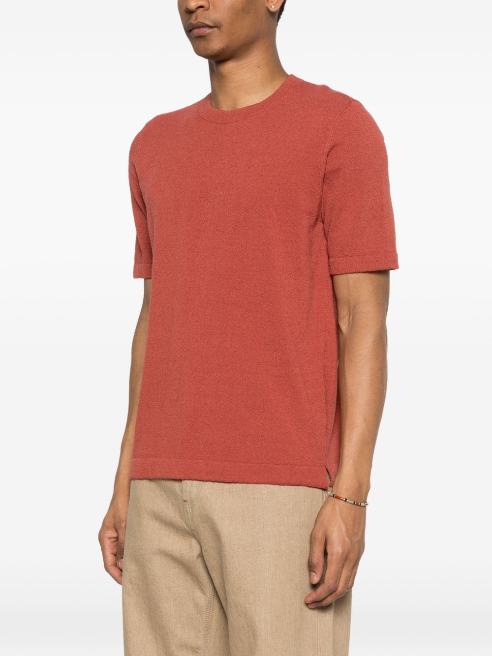 [Scaglione] T-shirts Short Sleeve SS26 UPC099 780BRICK