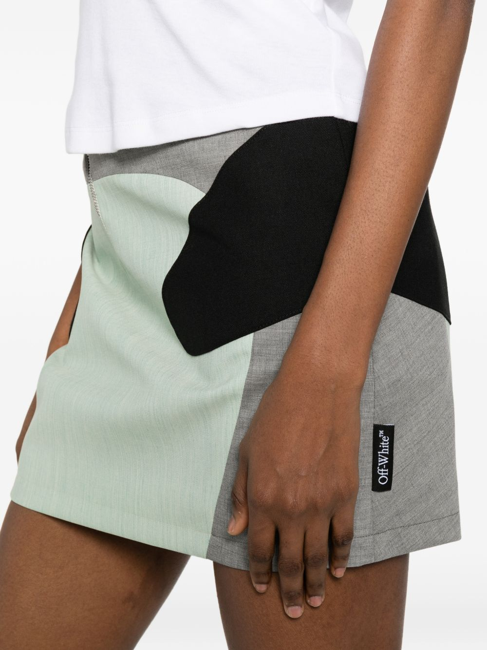 [Off White] Mini skirt SS26 2CU01NS26FAB001 W450